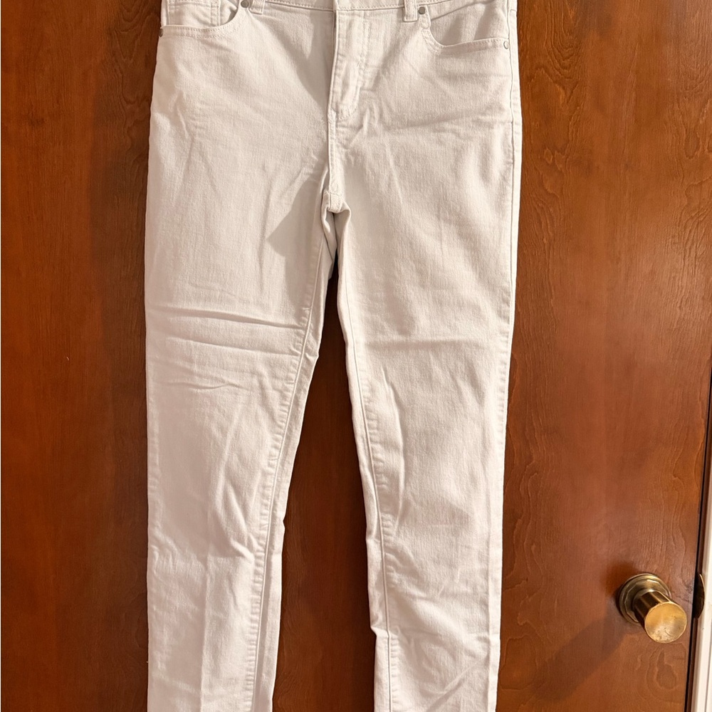 d. jeans White Skinny High-Rise Jeans